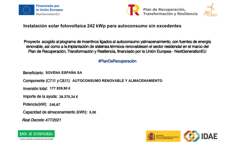 Sovena España - NextGenerationEU